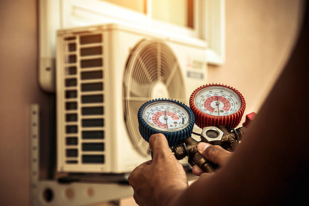 Professional Ductwork Repair technician working in Westville, FL